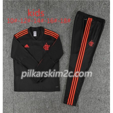 Flamengo Dziecięca Komplet Bluzy Treningowe Czarny 2018-2019
